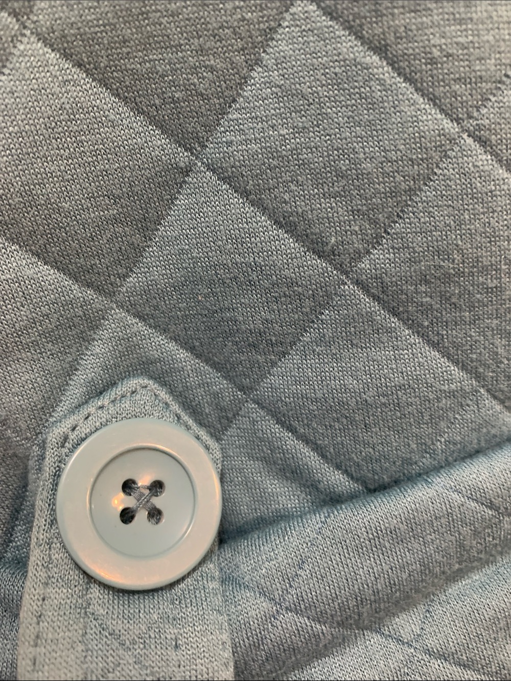 Cristian Siriano 3x Quilted Hooded Coatigan in Teal Blue - Picture 5 of 9